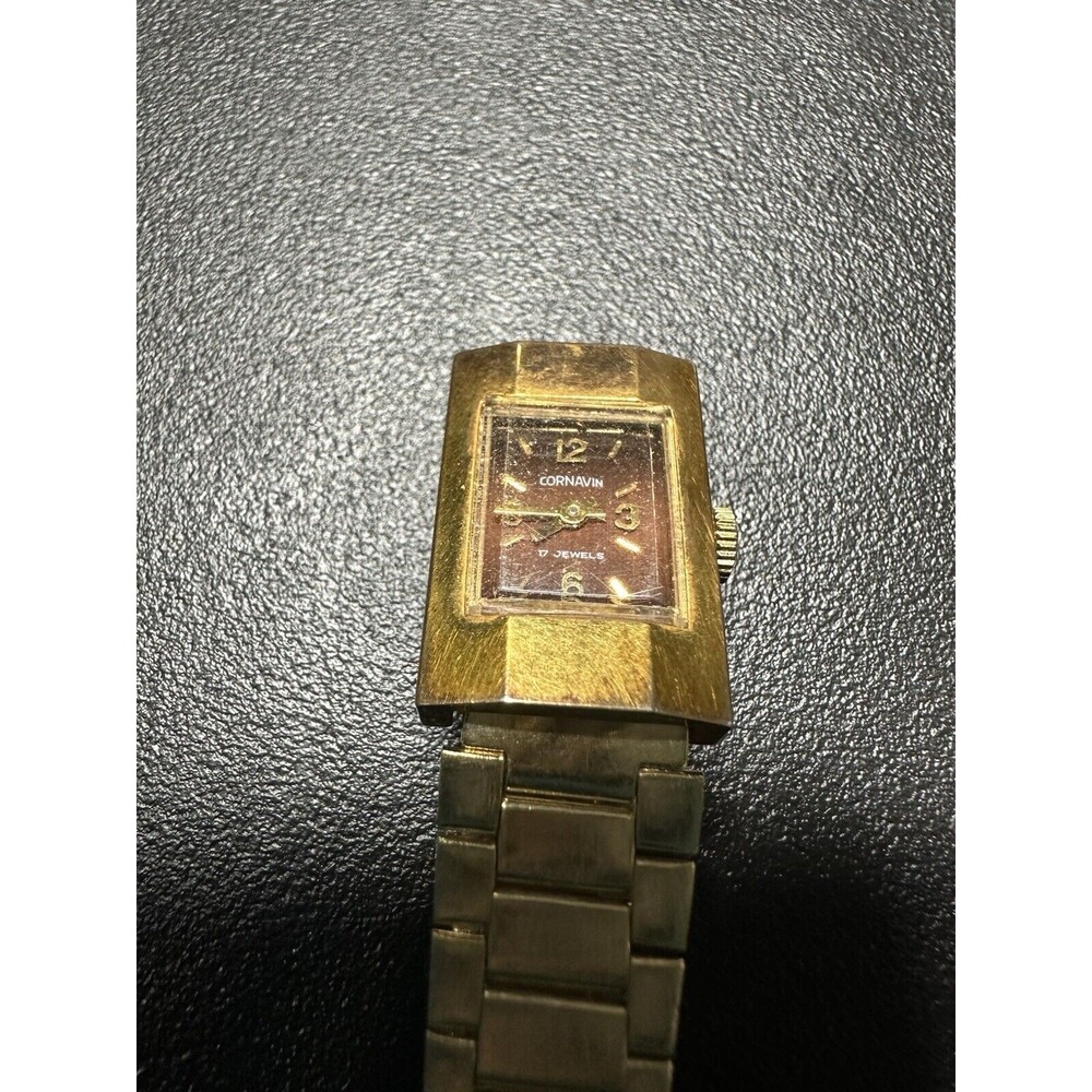 Cornavin Vintage Women Watch 17 Jewels Time Stainless Steel Time Piece Antique - Picture 5 of 11